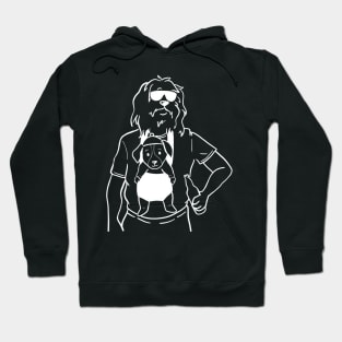 DOG VEGAS White Hoodie